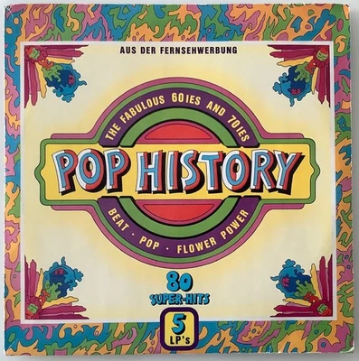 Various Artists–Pop History-The Fabulous 60ies & 70ies-Vinyl 5 LP Dominion 1501  - Bild 1 von 4