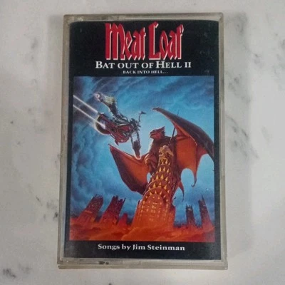 Meat Loaf Bat Out Of Hell II Cassette Tape 1993 Vintage MCA Records - Image 1 of 4