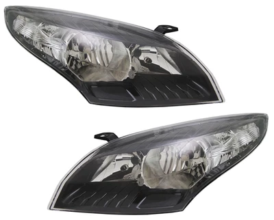 Scheinwerfer Set für Renault Megane 3 2008-2013 GT Schwarz H7 Halogen LWR Motor - Bild 1 von 4