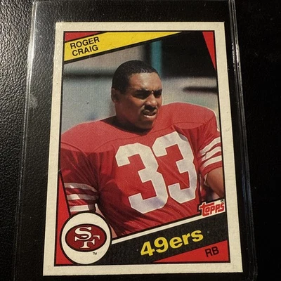 1984 Topps ROGER CRAIG #353 Rookie San Francisco 49ers Running Back 🏈 - Image 1 of 2