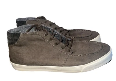 Botas tênis masculinas de camurça Old Navy cano alto marrom/castanho tamanho 11 em excelente estado usado - Imagem 1 de 4