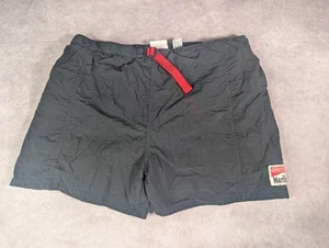 Vintage Marlboro Mens Black Swimming Trunks Lined Medium Adventure Team 4.5" - Imagen 1 de 6