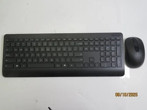 Microsoft Wireless Desktop Keyboard and Mouse, Black - PP3-0002 - Picture 1 of 7