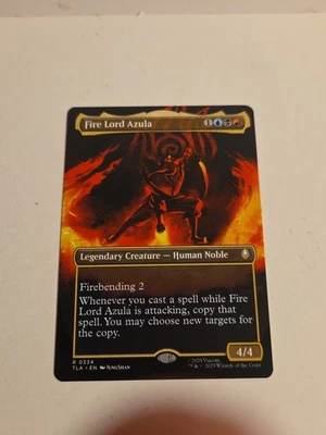 FIRE LORD AZULA BORDERLESS Avatar: The Last Airbender MTG 0334 TLA - Image 1 of 2