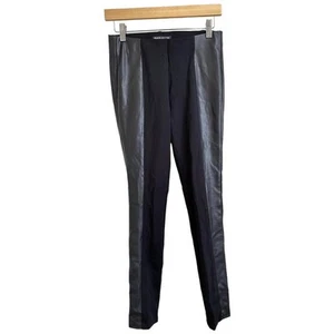 Peace of Cloth Ryan Legging Paramount Knit Black Faux Leather XS - Picture 1 of 6