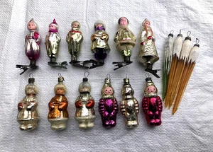 CHRISTMAS.Vintage.glass christmas tree decoration 16 pcs of the USSR - Picture 1 of 10