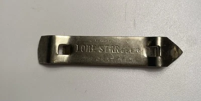 Abridor de botellas de cerveza Lone Star vintage certificado Foto 1 de 4