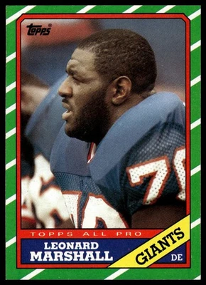1986 Topps #148 Leonard Marshall - Image 1 of 2