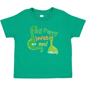 Inktastic My Pappy Loves Me Grandson Dinosaur Baby T-Shirt Grandchildren Boys - Picture 1 of 4