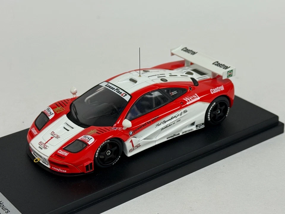 1/43 AB 型号 McLaren F1 GTR West 汽车 #1 1995 Monza 比赛 #40 of 100 ABG240 — 第 1/4 张图片