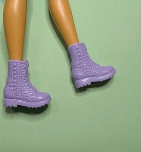 MATTEL Barbie Doll Punk Studded Look Doc Martin COMBAT STYLE BOOTS SHOES Purple  - Picture 1 of 8