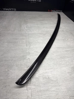 2001-2006 BMW E46 M3 Rear Trunk Spoiler Lip Carbon Fiber *Bubbling / Warped* — 第 1/4 张图片