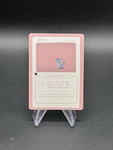 Pokemon 2 1. Edition Droo - Dratini 1/38 Custom Derpy Card - Bild 1 von 2