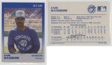 1989 Star Dunedin Blue Jays Earl Sanders #14