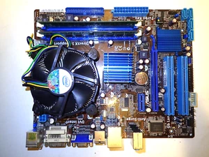 ASUS P5G41-M LE/CSM LGA 775 Intel G41 Micro ATX Motherboard CPU+ 1GB Memory - Picture 1 of 5