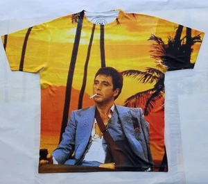 Scarface Frank's Office T shirt Miami south beach 80s tony montana - Picture 1 of 5