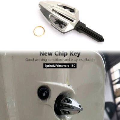 Reemplaza llave original con llave CNC actualización para Vespa Primavera 150 Sprint 150 Foto 1 de 4