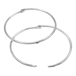 10Pack 3 Inch Metal Loose Leaf Binder Rings for Keychain Key Rings School Office - Picture 1 of 7
