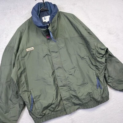 Columbia Bugaboo Jacket Mens XL Green Radial Sleeve Interchange Ski Gorpcore - Image 1 of 4