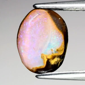 💎 1.26ct Oval Cabochon Natural Winton Matrix Boulder Opal - Ethiopia Gem - Imagen 1 de 4
