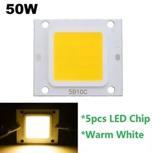 5x LED COB Chip 50W Warm White DC 28-36V SMD For Flood Light Bulb Stage Party - Picture 1 of 1