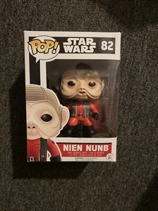 Figura Cabeza Bobble Vinilo Funko Pop Nien Nunb 82 Star Wars El Despertar de la Fuerza - Imagen 1 de 6