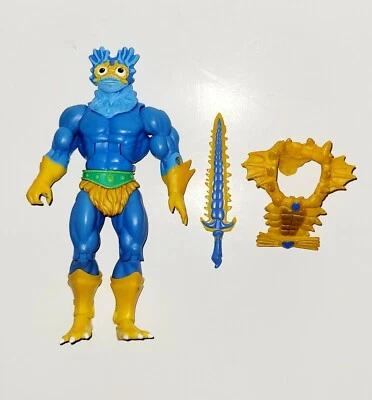 Boneco MOTUC Mer-Man azul Masters of the Universe Classics HeMan Mattel completo - Imagem 1 de 4