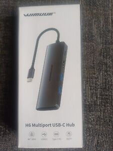 Wimuue 7 in 1 H6 Multiport USB-C Hub. FreeP&P 