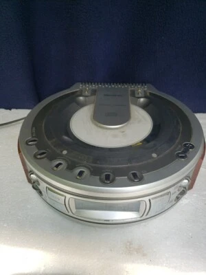 Memorex MX4107 CD AM/FM Clock Radio Shelf Stereo w. No Speakers TESTED  - Image 1 of 4