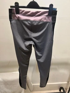 La Redoute High Waist Yoga Leggings - Grey/Lav Pink-Black - Small - Picture 1 of 6