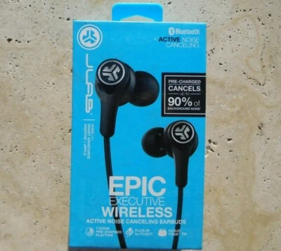 🌟🎈 JLAB Audio EPIC EXECUTIVE WIRELESS Bluetooth Black 090919 🌟 - Image 1 of 4