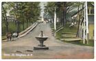St. Stephens New Brunswick Postcard Cove Water Fountain Horse and Buggy Unused