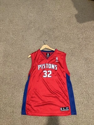 Подлинная футболка Reebok Detroit Pistons Richard «Rip» Hamilton NBA | молодежная размер XL - Изображение 1 из 4