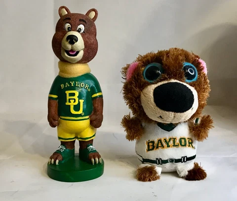 BAYLOR  BEARS Bobblehead The JUDGE / Baylor Plush FOREVER Cover
