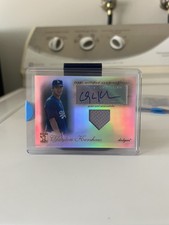 2009 Topps Tribute Clayton Kershaw #TAR-CK3 Game Used Patch Auto #/99