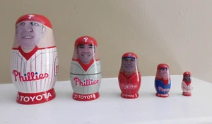 Muñecas de anidación Babooshka Philadelphia Phillies - Imagen 1 de 3