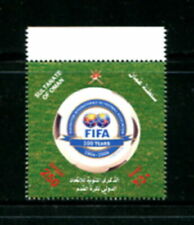 Briefmarken aus dem mittleren Osten mit Fußball-Motiv