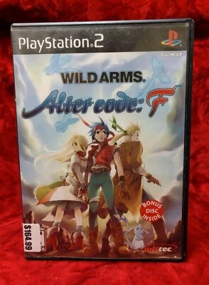 Wild Arms: Alter Code F (Sony PlayStation 2, 2005) CIB with Bonus DVD - Image 1 of 4