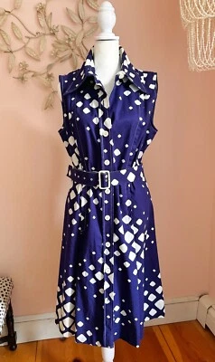 Vestido De Colección Años 70 Icónico FENNO SPORT Azul y Blanco Talla M/L ¡RARO HALLAZGO! Foto 1 de 4