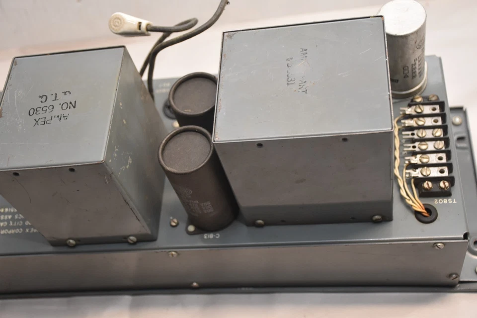 Amplificador de potencia AMPEX Cat No. 6516 6516R4 - Amplificador de tubo vintage para piezas Foto 1 de 4