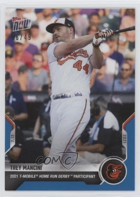 2021 Topps Now Blue /49 Trey Mancini #503 - Image 1 of 2
