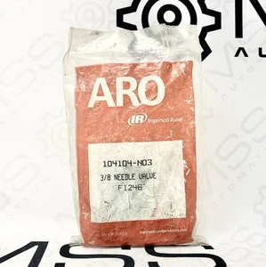 ARO Ingersoll Rand 104104-N03 Needle Valve 3/8” NPT Pneumatic Flow Control - Picture 1 of 3