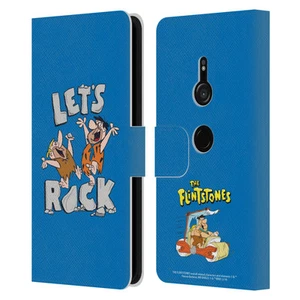 OFFICIAL THE FLINTSTONES GRAPHICS LEATHER BOOK WALLET CASE FOR SONY PHONES 1 - Picture 1 of 11