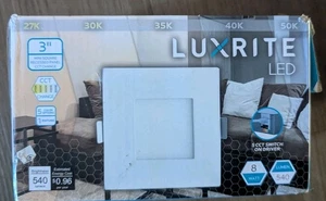 Luxrite Square ultradünne LED Einbauleuchte mit Anschlussdose 8W 540 Lumen - Bild 1 von 2