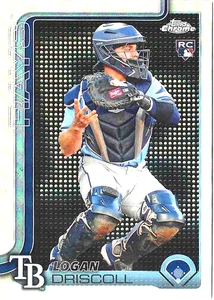 2025 Topps Chrome Lightboard Refractor Logan Driscoll RC #185 - Picture 1 of 1