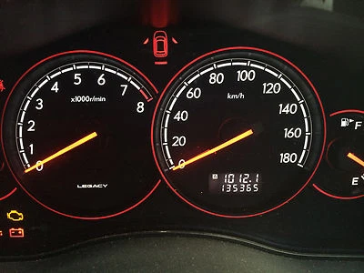 2003 2009 JDM SUBARU LEGACY BP5 BL5 MT velocímetro medidores clúster artículo raro OEM Foto 1 de 4