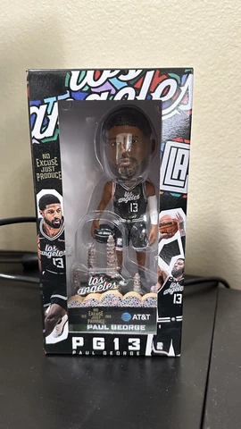 Los Angeles Clippers PG13 Paul George City Edition Jersey Bobblehead (NMISB) Cover