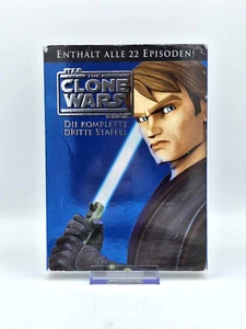 Star Wars the Clone Wars Komplette dritte Staffel - 5 DVDs + Schuber - DISCS TOP - Bild 1 von 8