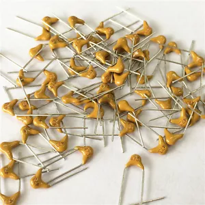 100pcs Multlayer Ceramic Capacitor 47000PF 47NF 0.047uF 50V 473 pitch=5.08mm - Picture 1 of 1