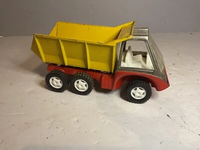 "Camión de volteo Hubley 1969 vintage rojo y amarillo Gabriel Industries 7,75""" Foto 1 de 4